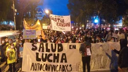 Marcha de antorchas de los autoconvocados de Salud