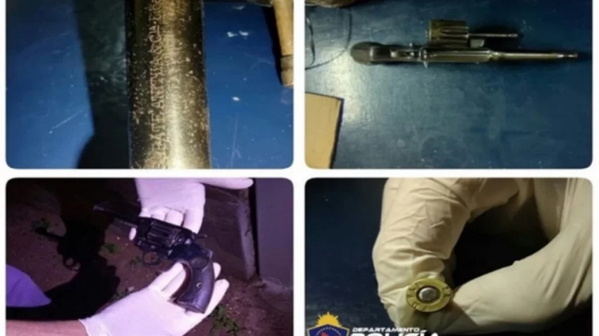 Tiene 16 años y paseaba a la madrugada con un revolver