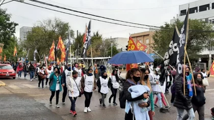 Nutrida marcha en el día del trabajador