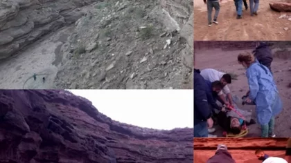 Cayó en un cañadón en El Chocón y fue rescatada con heridas
