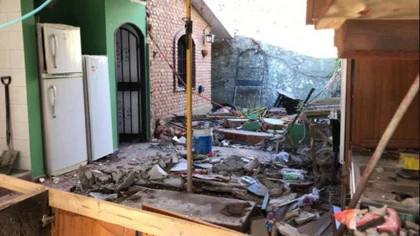 Explotó su casa, está embarazada y pelea por su vida