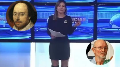 Anunció la muerte del escritor William Shakespeare por Covid