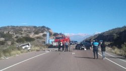 Tres muertos en un tremendo choque frontal