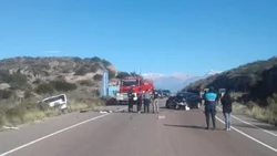 Tres muertos en un tremendo choque frontal