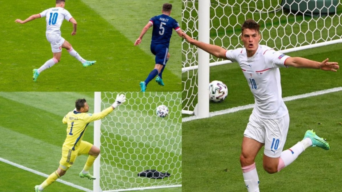 ¡Sacala si podes! el gol checo que es récord en la Euro