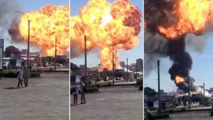 Impactante video: Así explotó una estación de servicio
