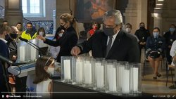 Fernández y gobernadores homenajeron a víctimas de Covid