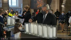Fernández y gobernadores homenajeron a víctimas de Covid