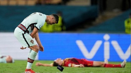 Cristiano Ronaldo se despidió de la Eurocopa