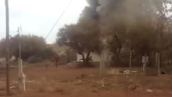 Así se veía la explosión de la escuela de Aguada San Roque