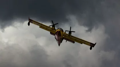 Grababa su vuelo en avioneta y lo embistió una gran tormenta