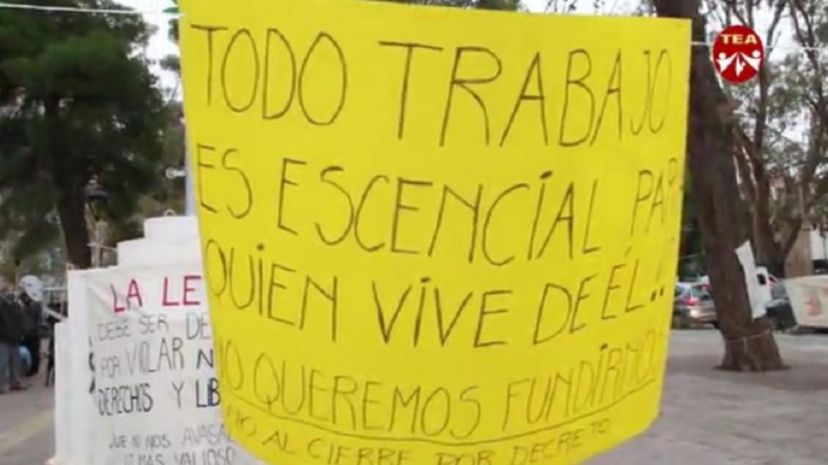 Autoconvocados del sector eventos, claman por su situación