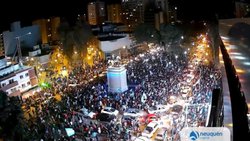 El festejo, a pleno en Neuquén, con alegría desatada