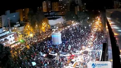 El festejo, a pleno en Neuquén, con alegría desatada