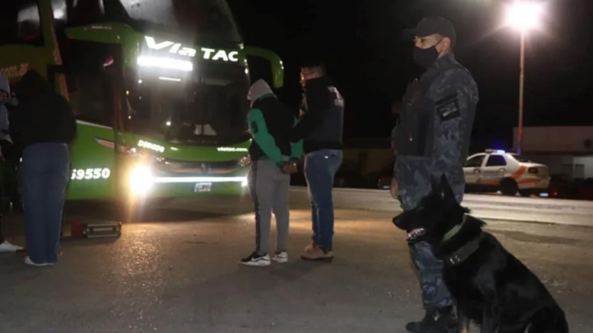 Gracias al perro Matías, cayó un narco que iba a Bariloche