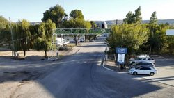 Por obras, el transito está cerrado en el ingreso a Godoy