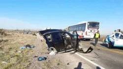 Trasladaron al matrimonio que se accidentó en Valle Medio