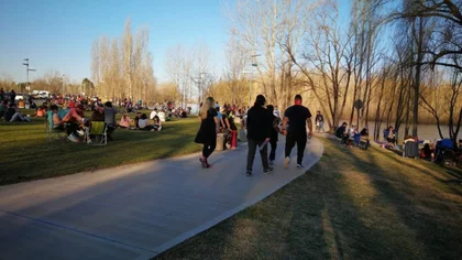 Otro día primaveral en Neuquén, para terminar la semana