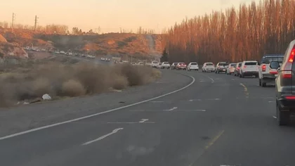Un fuerte choque complicó el tránsito en Autovía Norte
