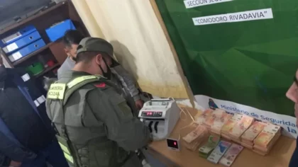 Cayó un neuquino con $4 millones en Comodoro Rivadavia
