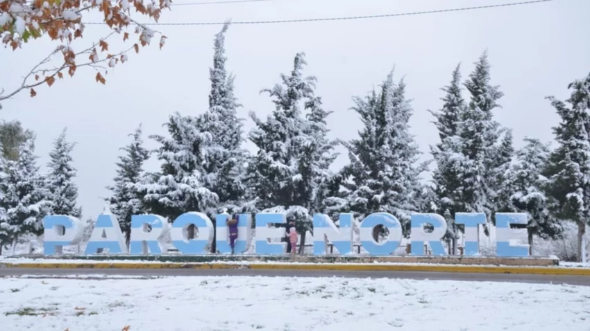 Se viene la lluvia y la nieve a la región