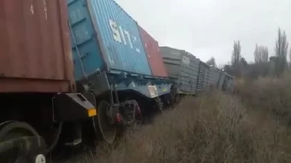 ¡Cuidado! Descarriló el tren de cargas