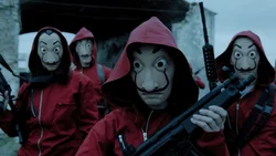 Casi terminan presos por disfrazarse de La Casa de Papel