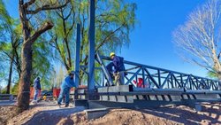 El primer mirador en la costa del Limay, ya se inaugura