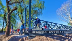 El primer mirador en la costa del Limay, ya se inaugura