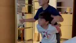 ¡Descontrolados! Messi y sus hijos rapean su nuevo hit