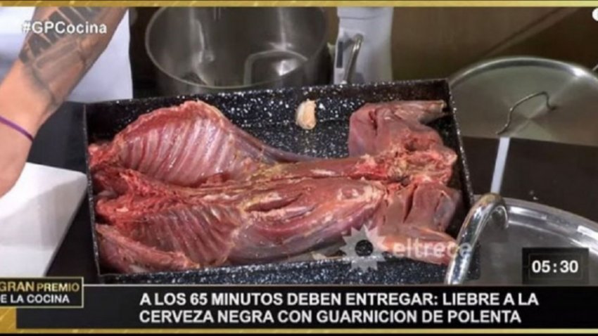 La mara cocinada en la TV será muy cara: $ 1 millón