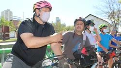 Gaido relanzó el uso gratuito de bicicletas en la capital