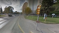 Policía y ladrones a los tiros, a una cuadra del Hospital Castro Rendón
