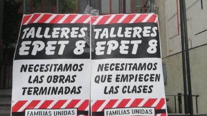 A la espera de soluciones, la EPET 8 sigue en la calle