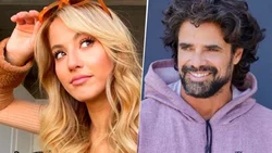 Flor Vigna y Luciano Castro, a los besos en el gimnasio
