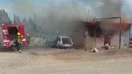 Salvaron milagrosamente a beba de 2 años de un incendio