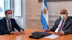 Gutiérrez en Buenos Aires, se reunió con Manzur y Lammens