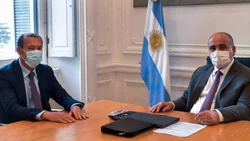 Gutiérrez en Buenos Aires, se reunió con Manzur y Lammens