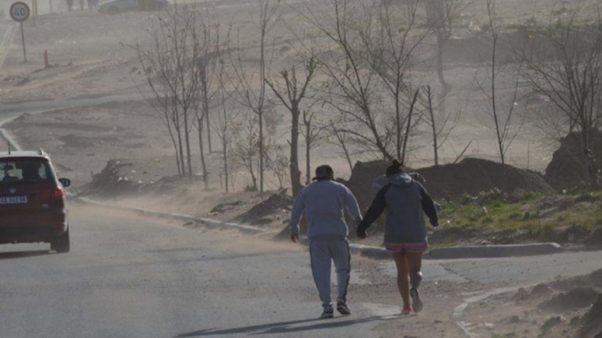 Anticiparon jueves ventoso con ráfagas fuertes en Neuquén