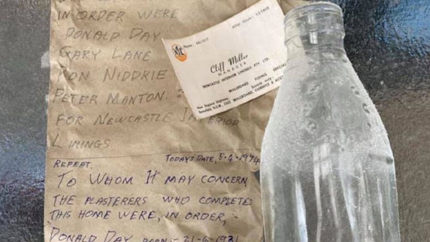 Misterio: Una botella y un mensaje que escondieron hace 47 años