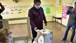 Gaido votó, en la primera exposición a su gestión