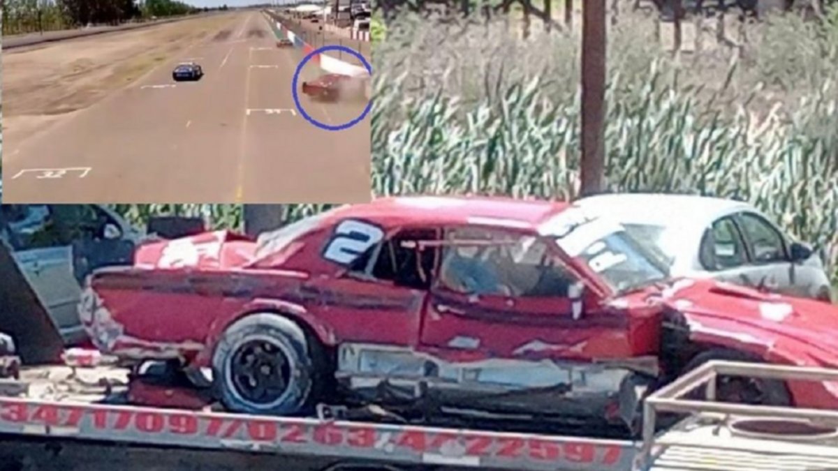 VIDEO: Espeluznante accidente en el TC Cuyano