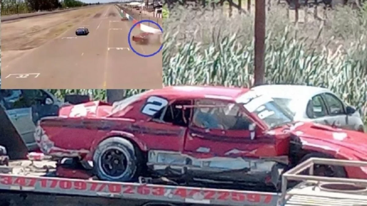VIDEO: Espeluznante accidente en el TC Cuyano