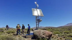 Nueva estación de monitoreo volcánico en Neuquén