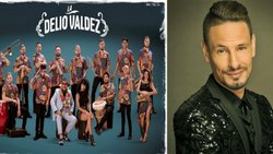 La Delio Valdez y Rodrigo Tapari, en la Fiesta de la Pera