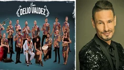 La Delio Valdez y Rodrigo Tapari, en la Fiesta de la Pera