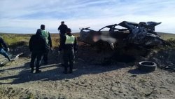Cuatro jóvenes murieron en un terrible vuelco en Ruta 40