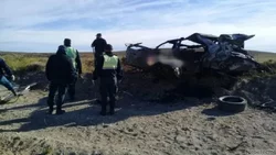 Cuatro jóvenes murieron en un terrible vuelco en Ruta 40