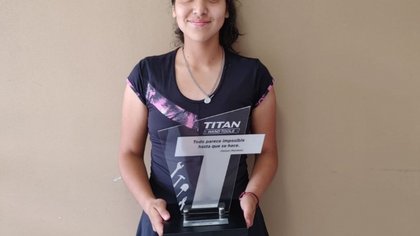 Daiara Valenzuela se alzó con el Premio Titán