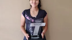 Daiara Valenzuela se alzó con el Premio Titán